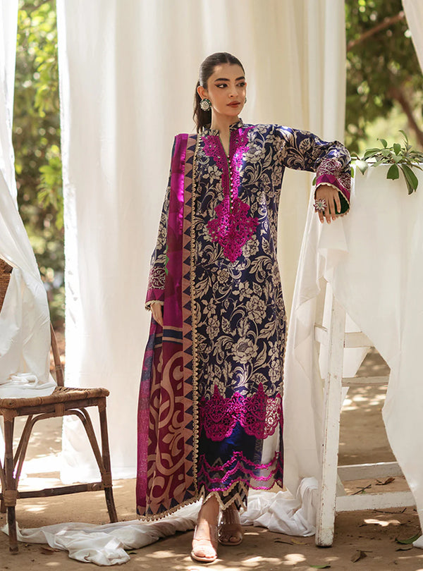Zainab Chottani Collection in Blue and Purple