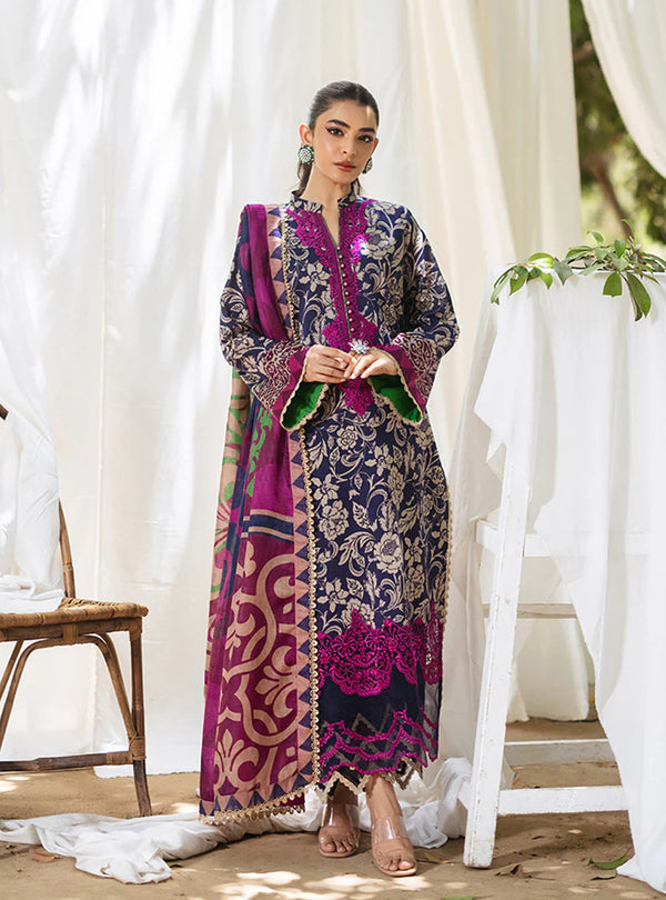 Zainab Chottani Collection in Blue and Purple