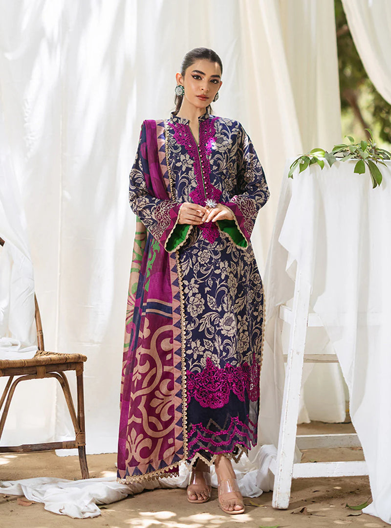 Zainab Chottani Collection in Blue and Purple