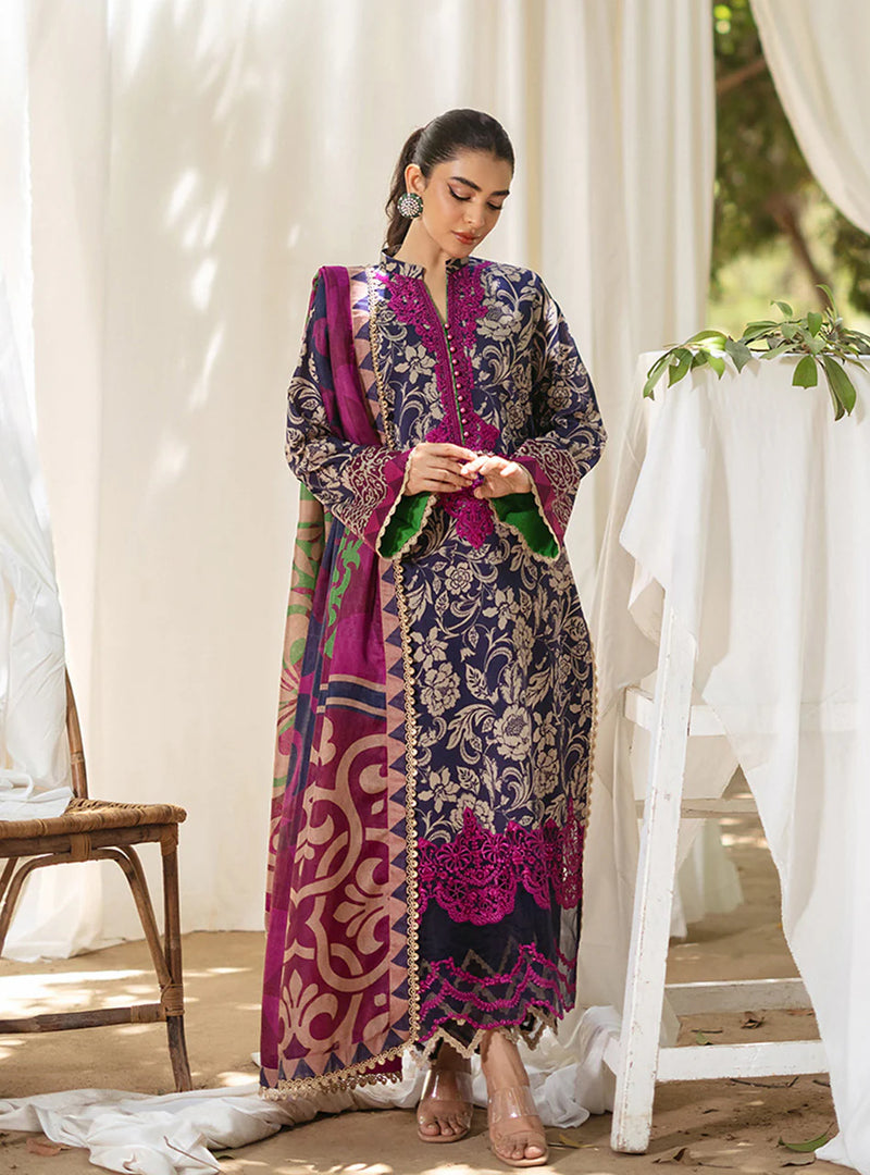 Zainab Chottani Collection in Blue and Purple