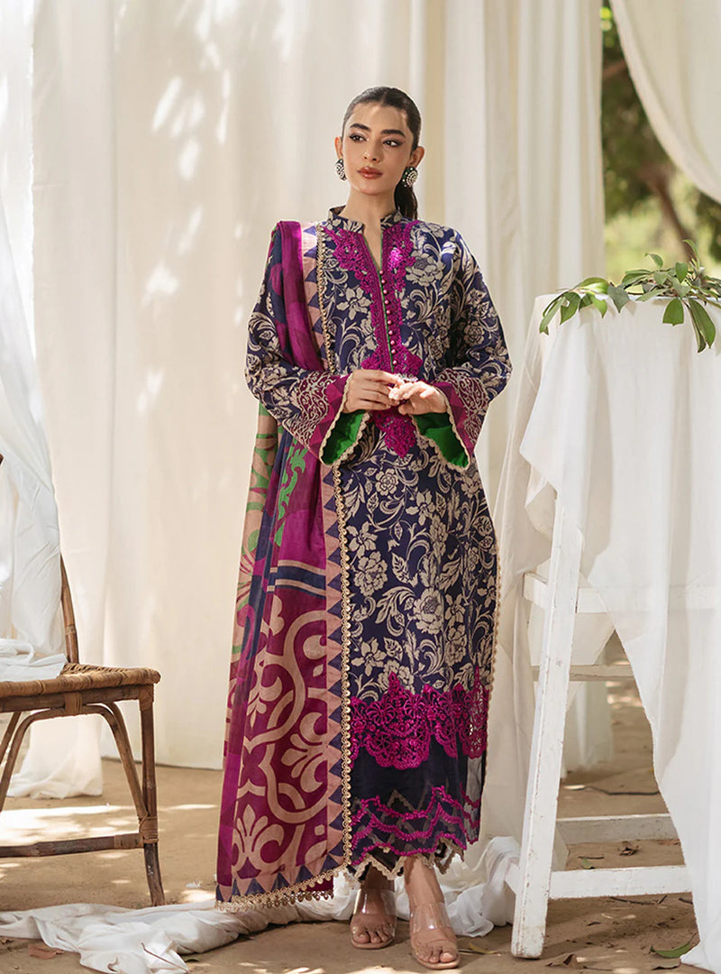 Zainab Chottani Collection in Blue and Purple