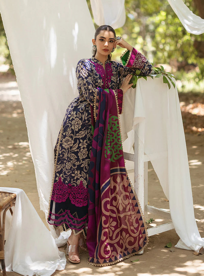 Zainab Chottani Collection in Blue and Purple