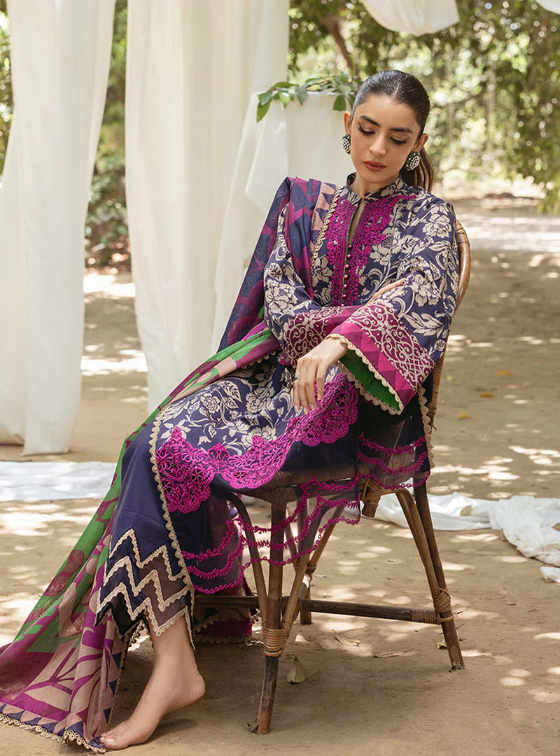 Zainab Chottani Collection in Blue and Purple