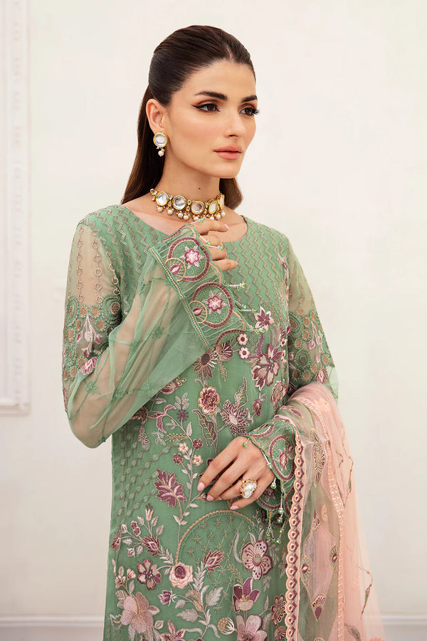 Ramsha Collection in Green and Pink