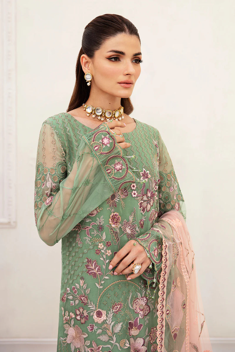 Ramsha Collection in Green and Pink