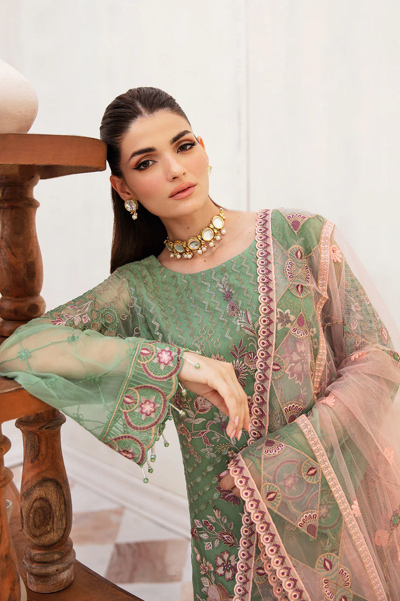 Ramsha Collection in Green and Pink