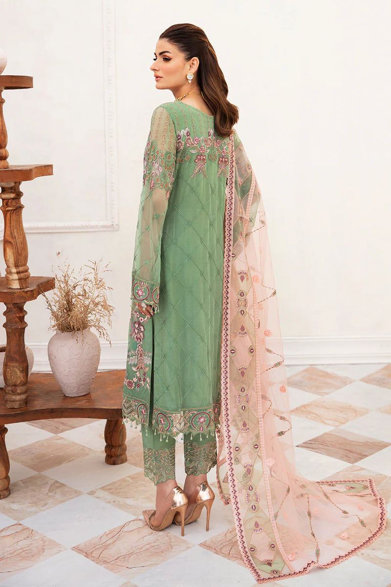 Ramsha Collection in Green and Pink