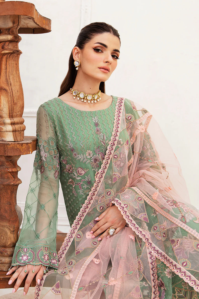 Ramsha Collection in Green and Pink