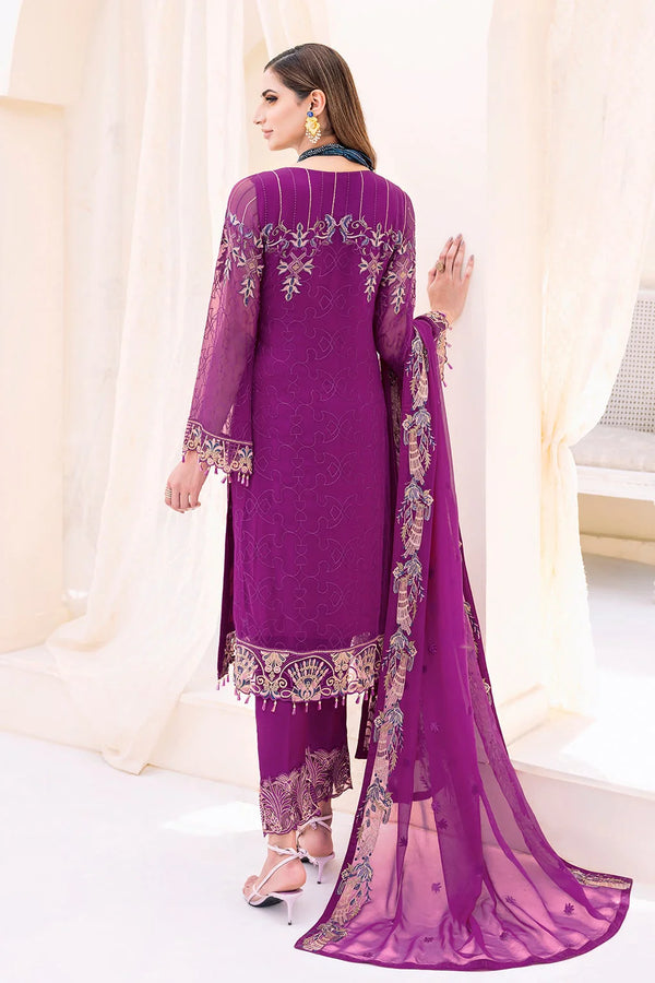 Ramsha Collection in Magenta Purple