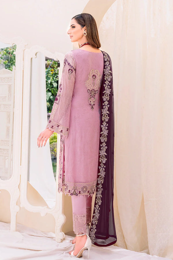 Ramsha Collection in Pink (Kolija Dupatta)