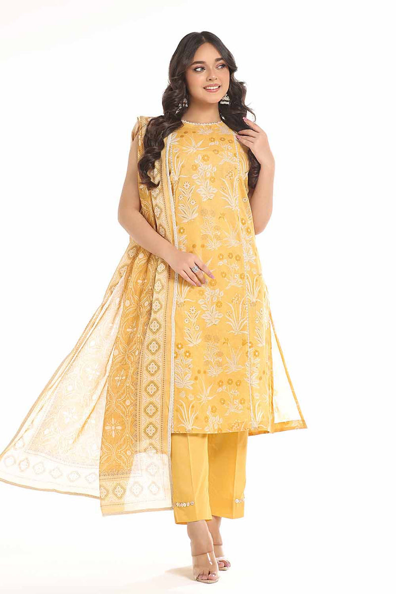RTW Lemon Yellow Lawn 3PC - FPRTW_C_09