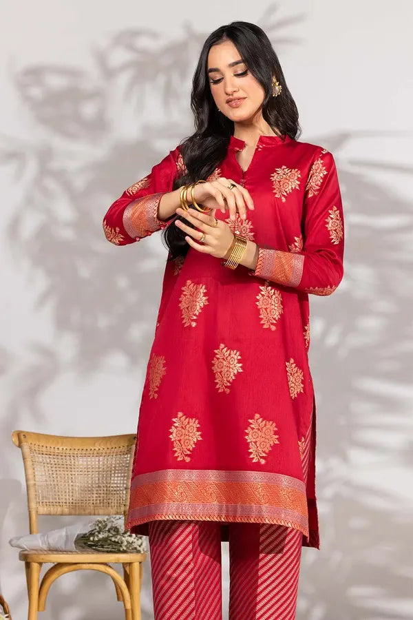 RTW Red Jacquard 2PC - FPRTW_C_04