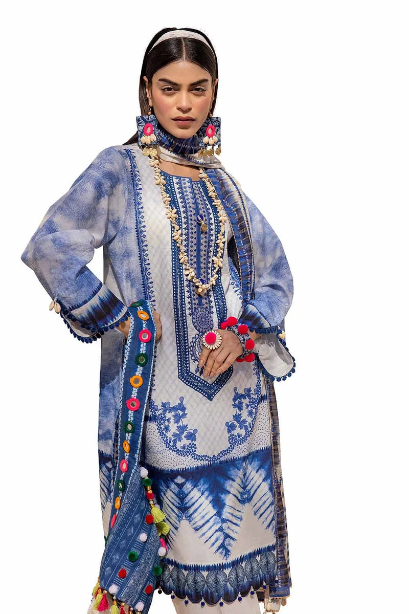 RTW Embroidered Printed Lawn Suit 3PC - FPRTW_C_08