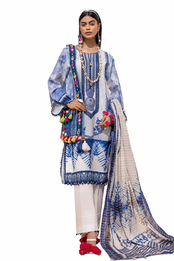 RTW Embroidered Printed Lawn Suit 3PC - FPRTW_C_08