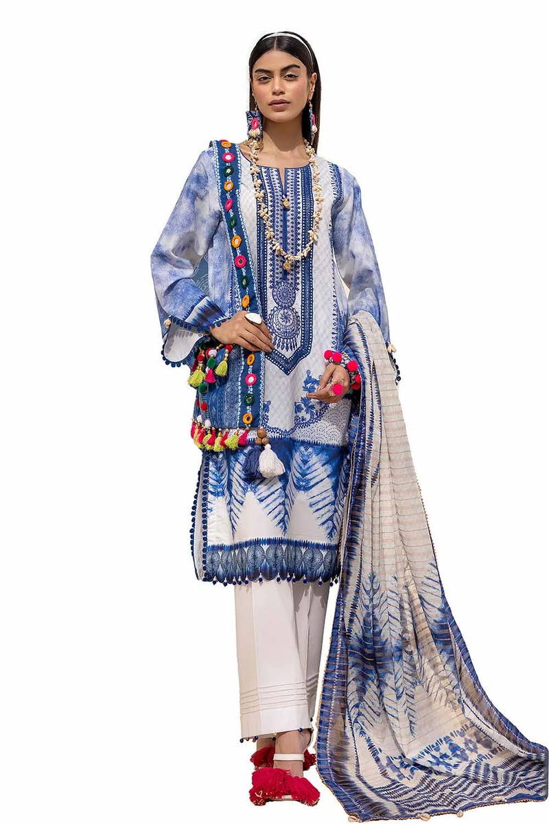 RTW Embroidered Printed Lawn Suit 3PC - FPRTW_C_08