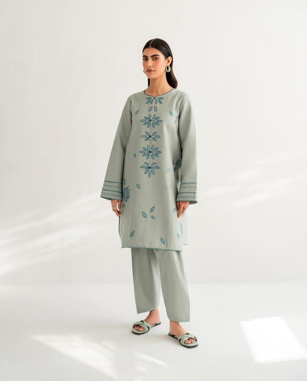 RTW Bluish Gray 2PC in Dobby Lawn - FPRTW_C_17
