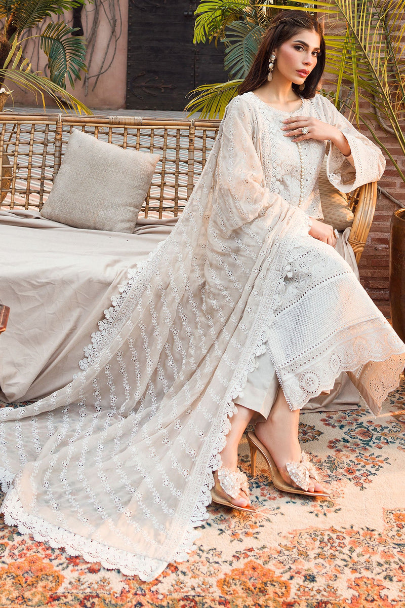 Elegant Schiffli Embroidered Lawn | Pakistani Luxury Wear - FPF_36