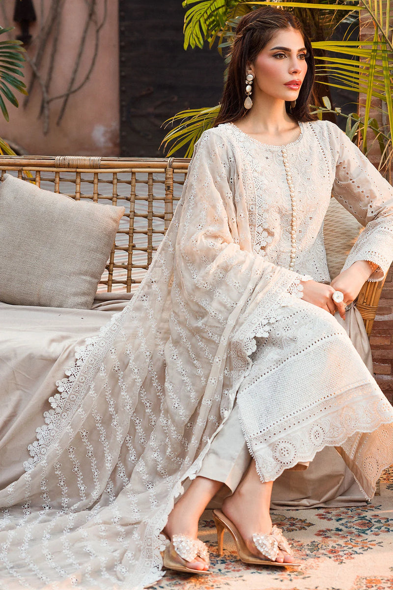 Elegant Schiffli Embroidered Lawn | Pakistani Luxury Wear - FPF_36