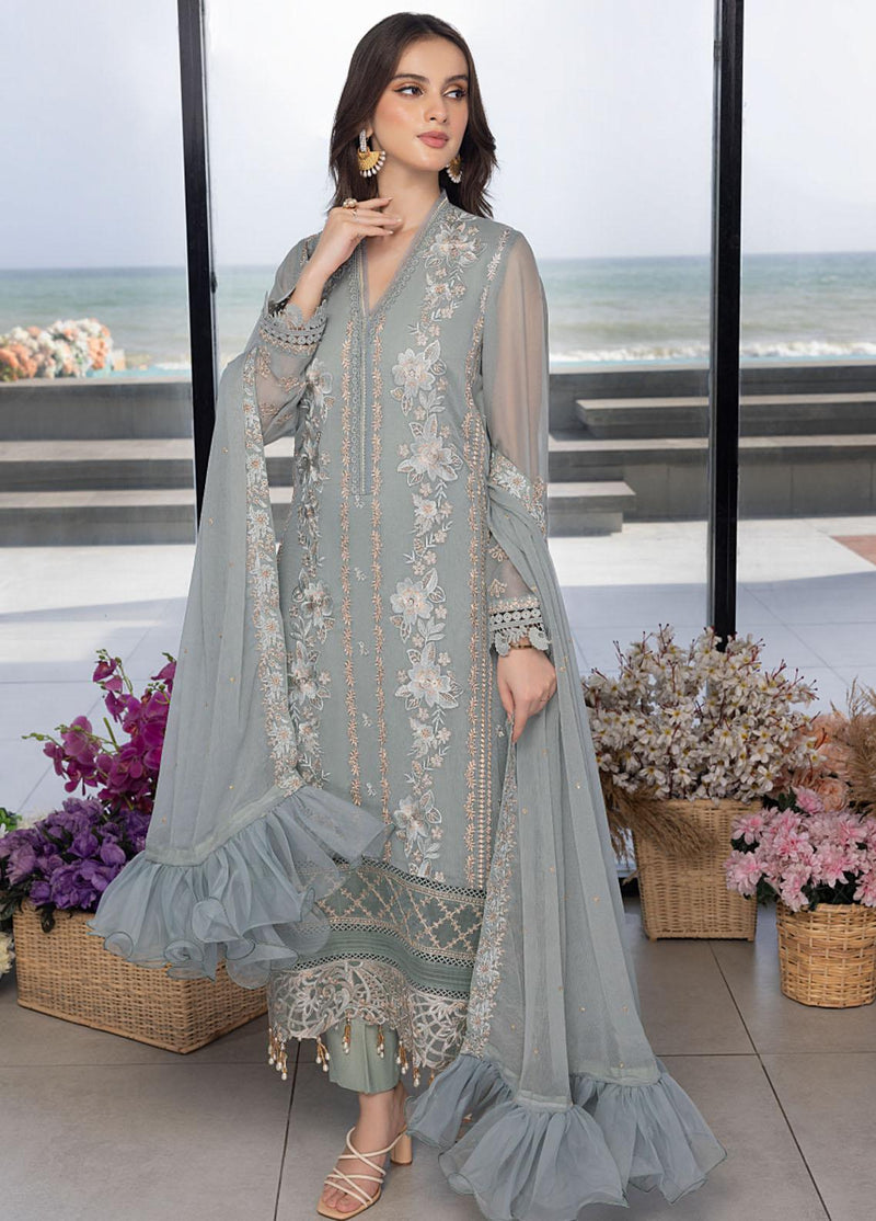 Luxe Eid Edition By Azure | AS-112 Floral Fringe