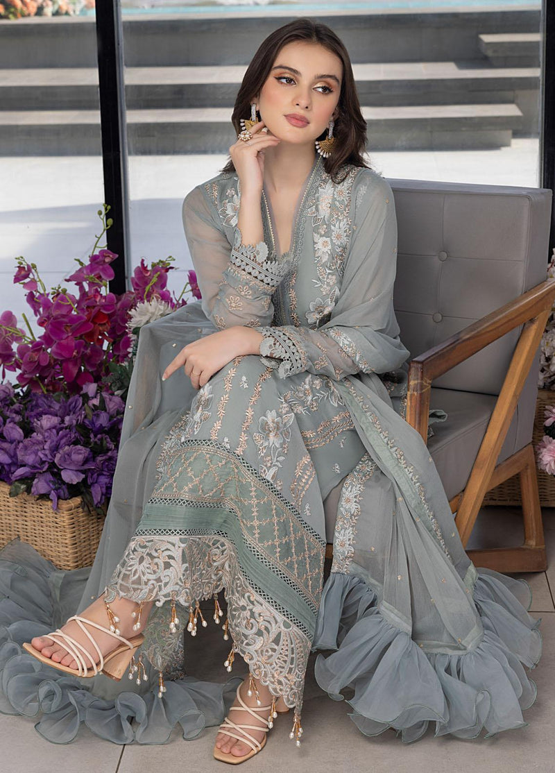 Luxe Eid Edition By Azure | AS-112 Floral Fringe